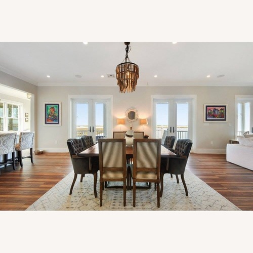 Used Custom Made Black Walnut Dining Table for sale on AptDeco