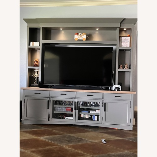 Used Coleman Furniture Americana Modern Cotton Entertainment Center for sale on AptDeco