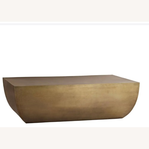 Used Arteriors Home Caroline Gold Coffee Table for sale on AptDeco