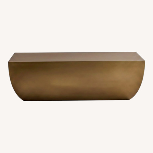Used Arteriors Home Caroline Gold Coffee Table for sale on AptDeco
