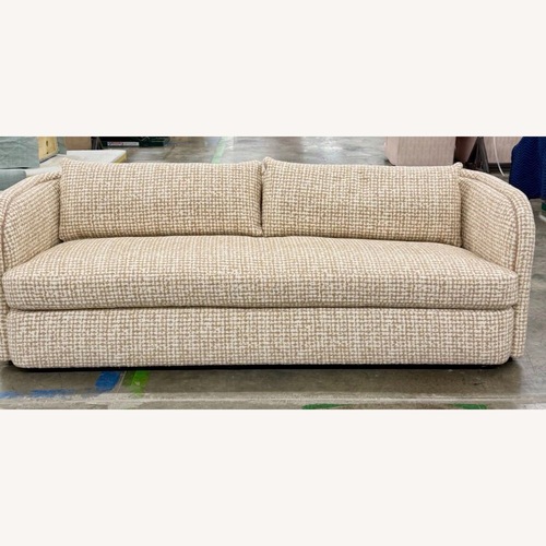 Used Coley Home Pink Fabric 3+ Seater Sofa for sale on AptDeco