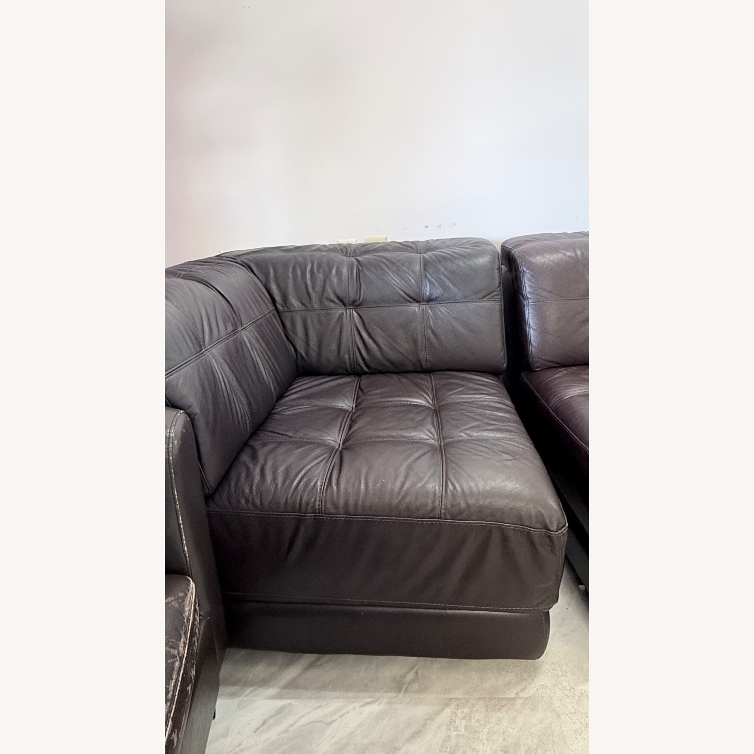 Large Leather Sofa Set  - image-4