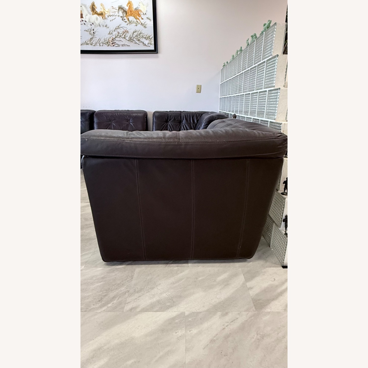 Large Leather Sofa Set  - image-2