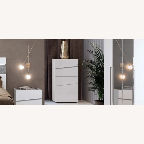 Used Camelgroup Italy Alba Modern 5-Drawer Tall Chest for sale on AptDeco