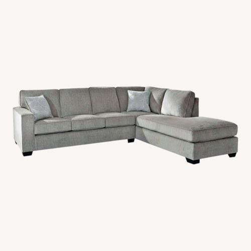 Used Raymour & Flanigan Adelson Natural 2 Piece Sectional for sale on AptDeco