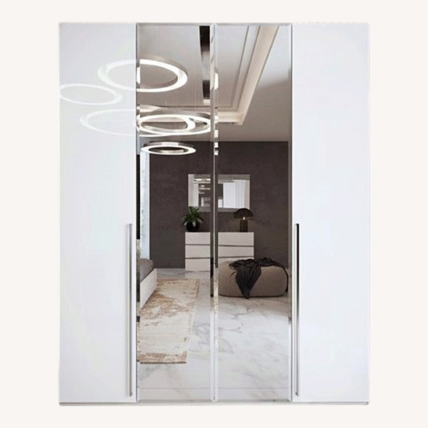 Camelgroup Italy Athena Modern 4-Door Wardrobe - image-0
