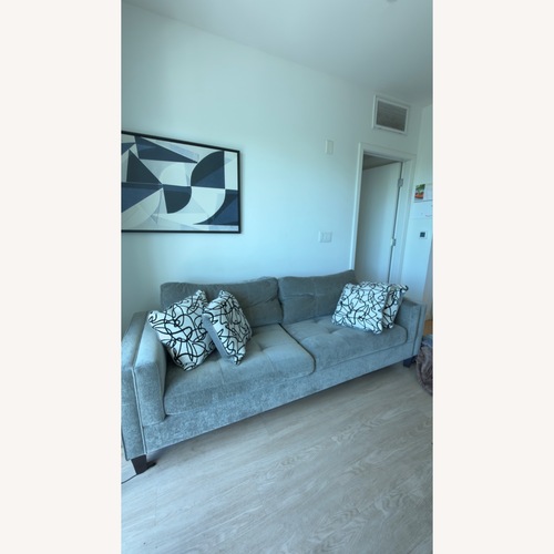 Used Bob’s Discount Furniture Grey Couch  for sale on AptDeco