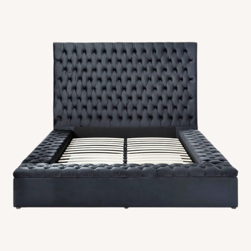 Used Black Queen Size Bed Frame  for sale on AptDeco