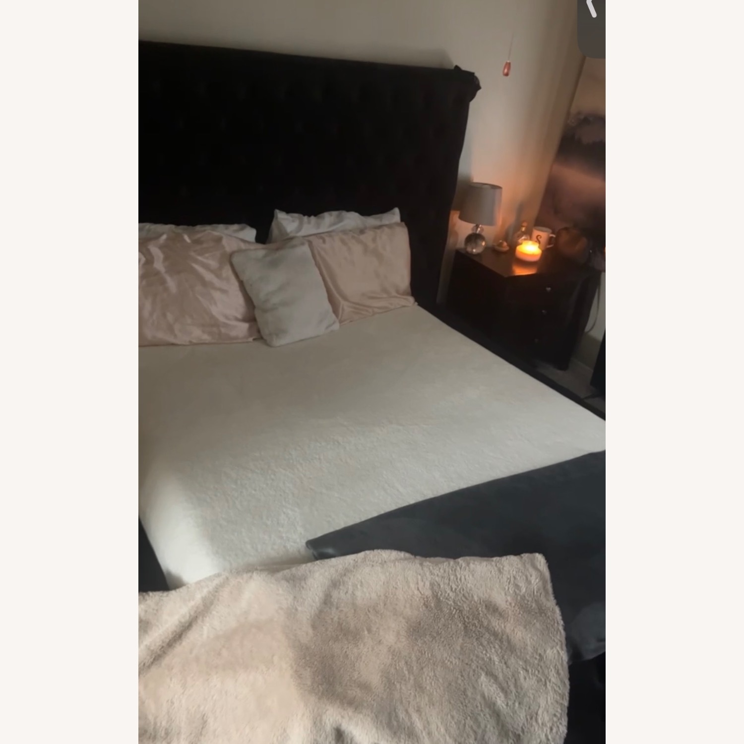 Black Queen Size Bed Frame - image-4