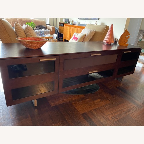 Used BDI Wooden Media Cabinet for sale on AptDeco