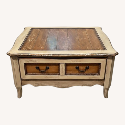 Used Vintage/Antique Light Brown Coffee Table for sale on AptDeco