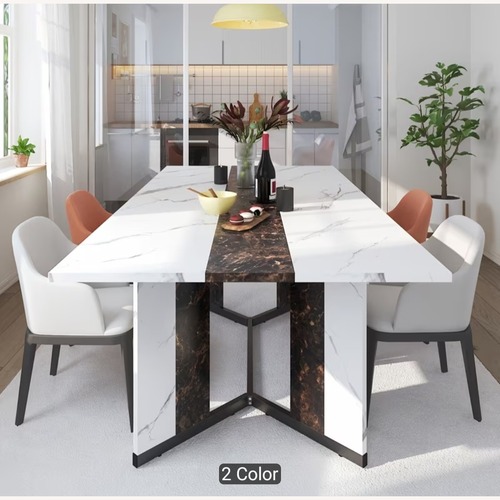 Used Large Modern Farmhouse Dining Table for sale on AptDeco
