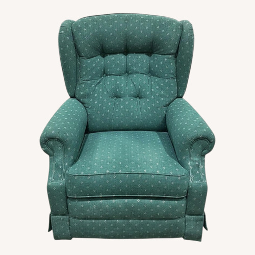 Used Floral Patterned Button Tufted Manual Recliner for sale on AptDeco