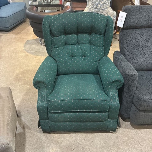 Used Floral Patterned Button Tufted Manual Recliner for sale on AptDeco