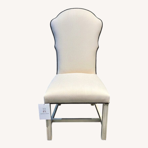 Used Hickory Chair Highback Weave w/ Brass Tackhead for sale on AptDeco