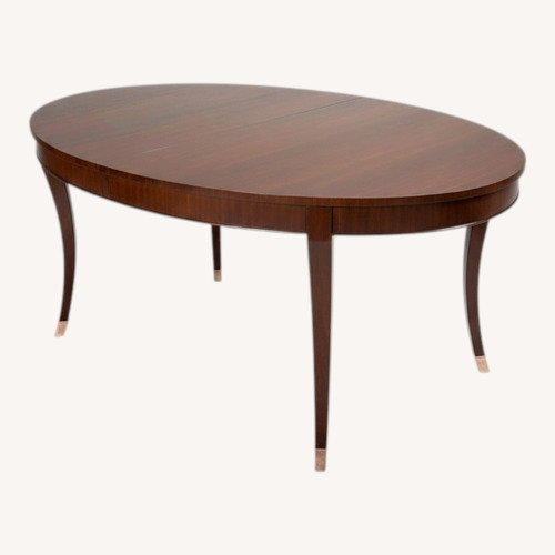 Used Ethan Allen Oval Hathaway Dining Table for sale on AptDeco