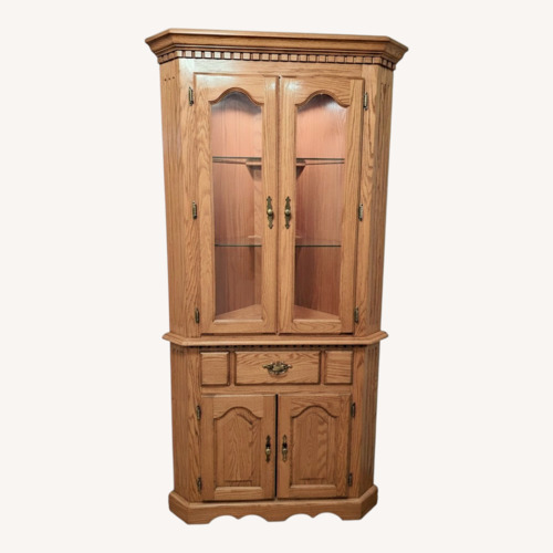 Used Corner China Cabinet for sale on AptDeco