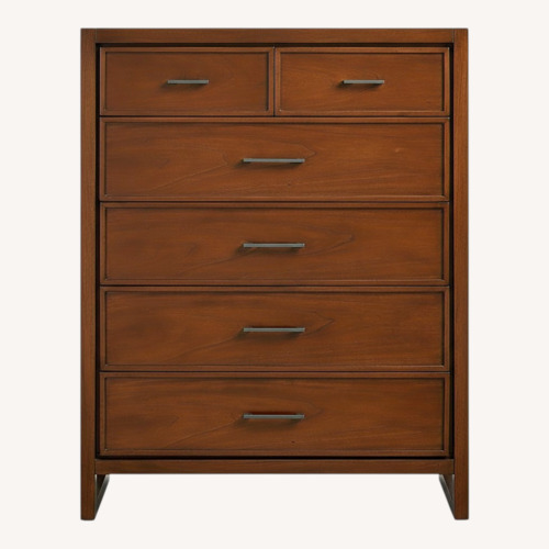 Used Macy's Dark Brown Wood Dresser for sale on AptDeco