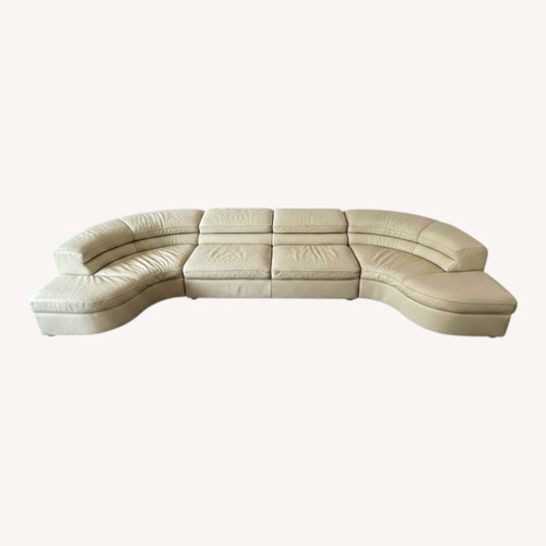 Used Natuzzi  Natural Leather 3+ Piece Sectional for sale on AptDeco