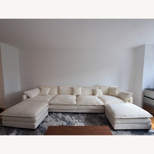 Used Ihanherry 146" U-Shaped Modern Sofa Modular Sectional for sale on AptDeco