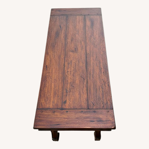 Used Dark Brown Wood Side Table for sale on AptDeco