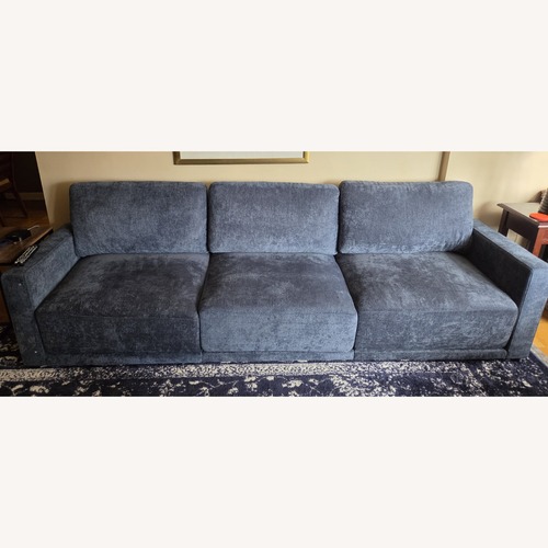 Used Blue Fabric 3+ Piece Sectional for sale on AptDeco