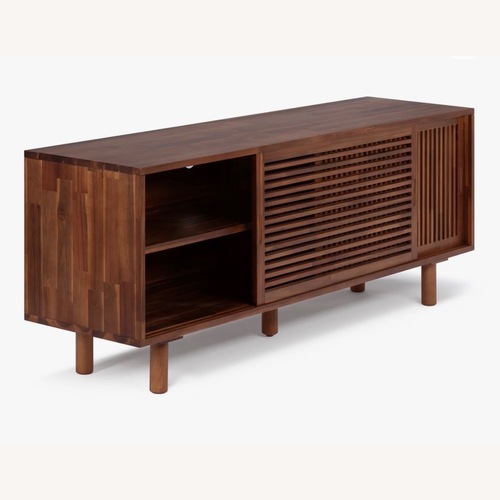 Used AllModern Jaime 59" Media Console Brown for sale on AptDeco