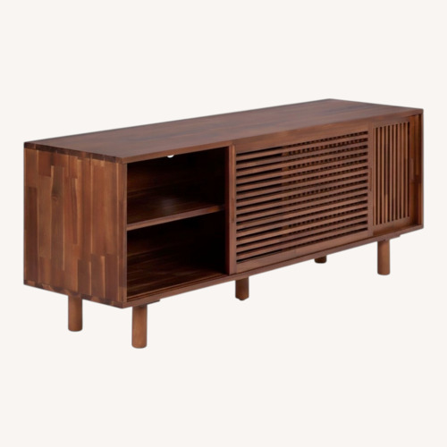 Used AllModern Jaime 59" Media Console Brown for sale on AptDeco