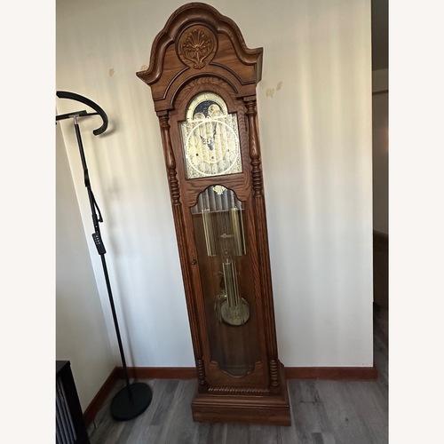 Used Vintage/Antique Dark Brown Wood Décor for sale on AptDeco