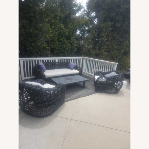 Used Meredith Baer Home Outdoor Wicker Patio Furniture for sale on AptDeco