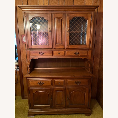 Used Heywood Wakefield Rock Maple Solid Wood Hutch for sale on AptDeco