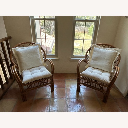 Used Pier 1 Imports Wicker Armchairs for sale on AptDeco