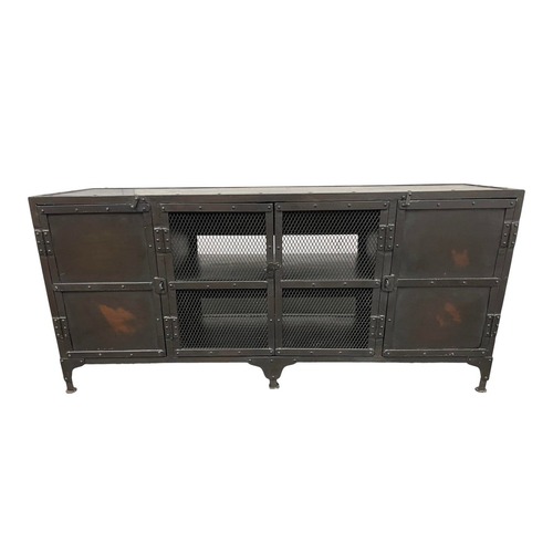Used Restoration Hardware Industrial Metal Sideboard for sale on AptDeco