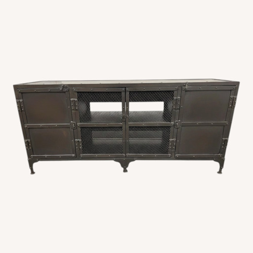 Used Restoration Hardware Industrial Metal Sideboard for sale on AptDeco