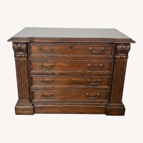 Used Sligh Traditional Carved Lateral File or Credenza for sale on AptDeco