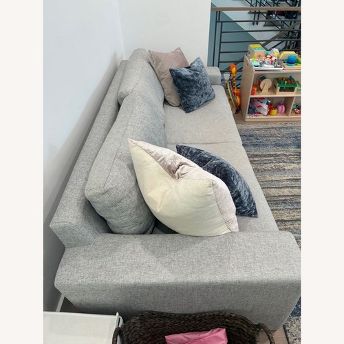 Used Ben Soleimani Pierce 3-Seat Modern Light Gray Sofa for sale on AptDeco