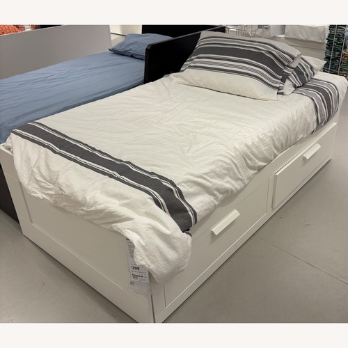 Used IKEA Brimnes Daybed Frame With 2 Drawers  for sale on AptDeco