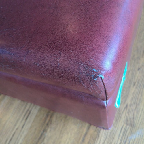 Used Office Star Faux Leather Storage Bench for sale on AptDeco