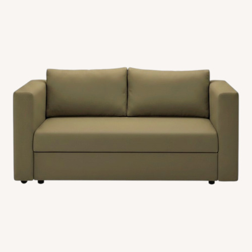 Used IKEA SKÖNABÄCK Green Fabric 2 Seater Sofa for sale on AptDeco