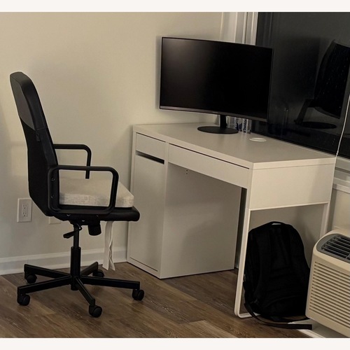 Used IKEA Micke White Wood Desk for sale on AptDeco