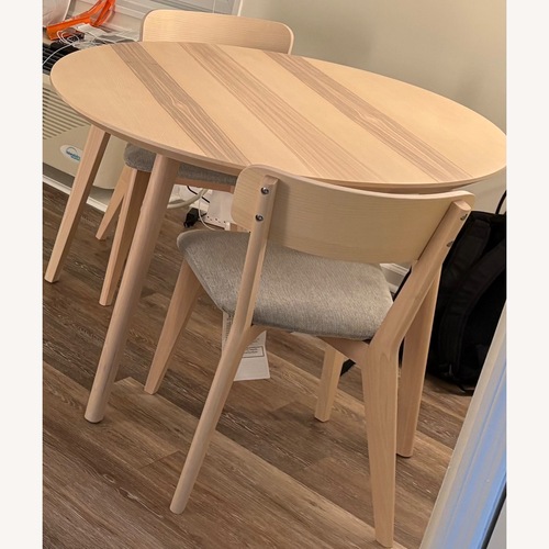 Used IKEA Lisabo Natural Wood Dining Table for sale on AptDeco