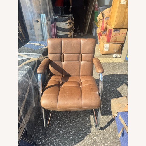 Used Vintage/Antique Dark Brown Accent Chairs for sale on AptDeco