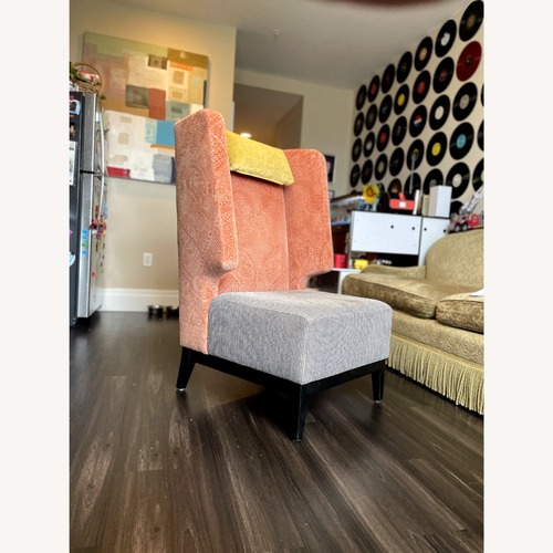 Used One-of-a-Kind Custom Wingback Chair Set (4) for sale on AptDeco