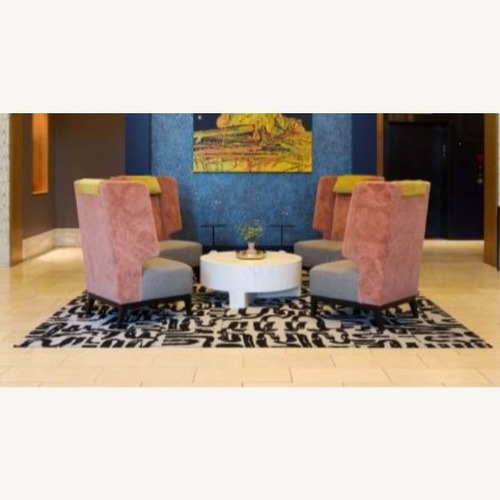 Used One-of-a-Kind Custom Wingback Chair Set (4) for sale on AptDeco
