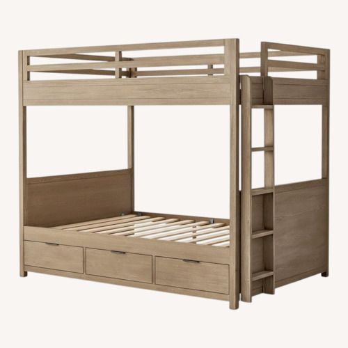 Used Restoration Hardware Teen Laguna Full Storage Bunk Bed for sale on AptDeco