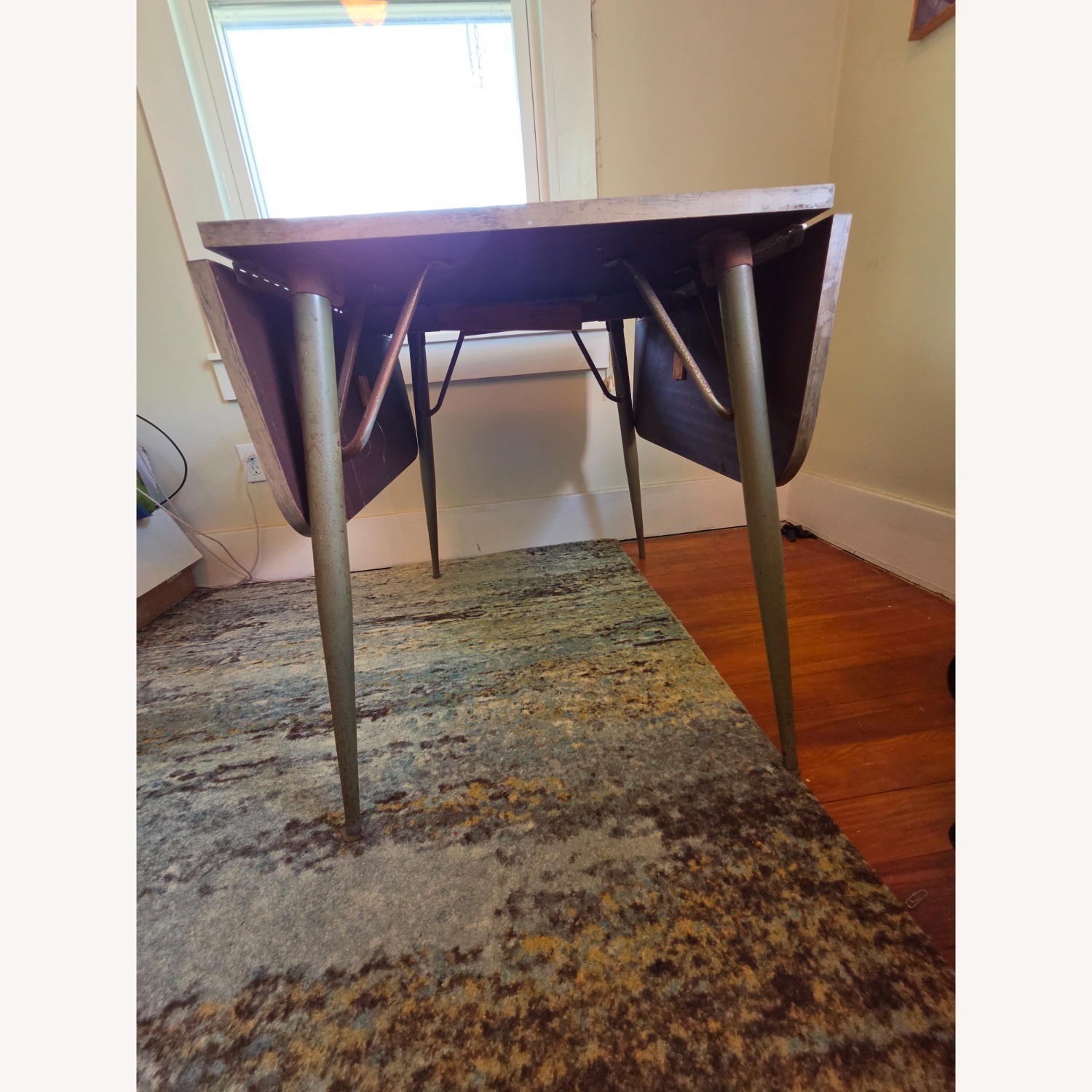 Authentic 1950's Drop Leaf Table - image-7