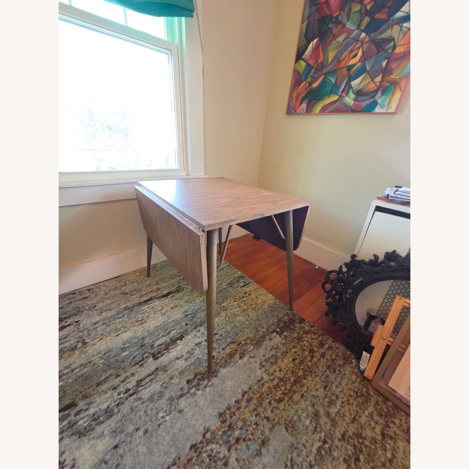 Authentic 1950's Drop Leaf Table - image-6