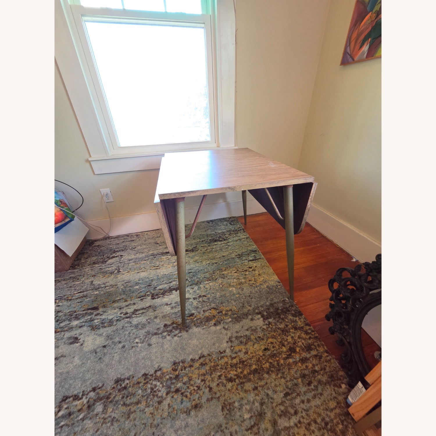 Authentic 1950's Drop Leaf Table - image-5