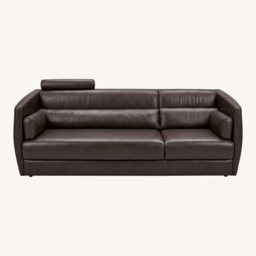 Used Roche Bobois Purple Leather 3+ Seater Sofa for sale on AptDeco