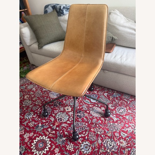 Used West Elm Slope Leather Office Chair for sale on AptDeco